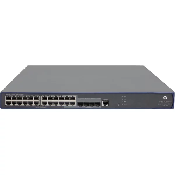 Hp JG640-61001 | 830 24 X Ports Poe+ 1000Base-T + 4 X Shared Sfp Ports Layer 2 Managed 1U Rack-Mountable Unified Wired-Wlan Switch-image