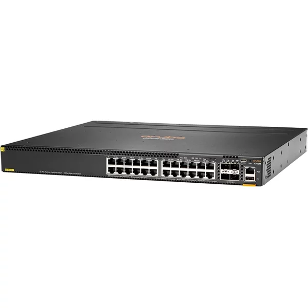 Hp JL662A | Aruba Cx 6300M Series 24 X 1000Base-T RJ-45 Class4 Poe And 4 X 50Gbe SFP56 Ports Layer 3 Managed Stackable Gigabit Ethernet Network Switch-image