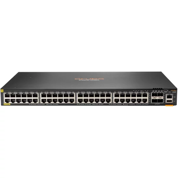 Hp JL665A#ABA | Aruba Cx 6300F Series 48 X 1000Base-T RJ-45 Class4 Poe And 4 X 50Gbe SFP56 Ports Layer 3 Managed Stackable Gigabit Ethernet Network Switch-image