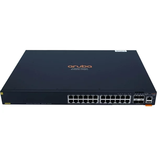 Hp JL666-61101 | Aruba Cx 6300F Series 24 X 1000Base-T RJ-45 Class4 Poe And 4 X 50Gbe SFP56 Ports Layer 3 Managed Stackable Gigabit Ethernet Network Switch-image