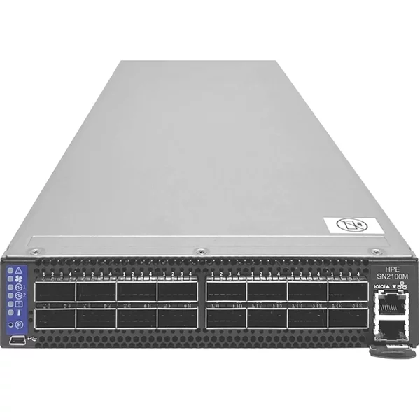 Hp Q6M27A | M-Series SN2100M 24 X Ports 25Gbase-X + 4 X Ports Qsfp Layer 3 Managed 1U Rack-Mountable Gigabit Ethernet Network Switch-image