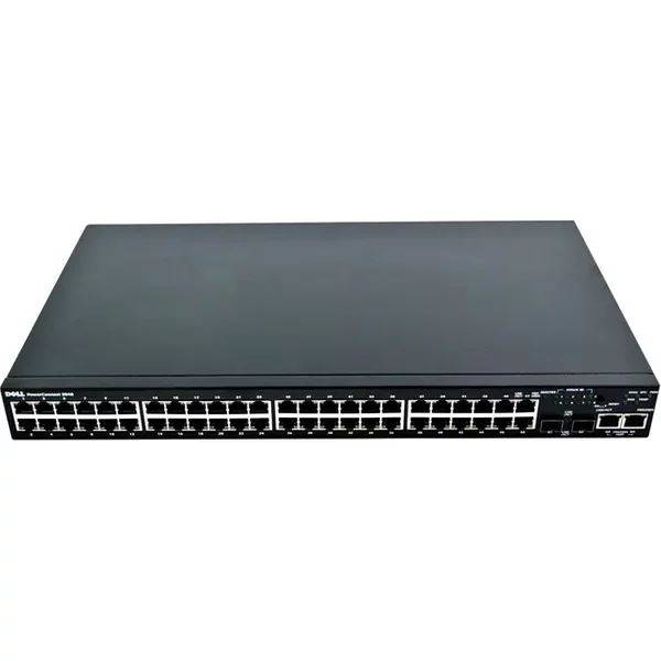 Dell 0N499K | Powerconnect 3500 Series 3548 48 X RJ-45 Ports Poe 10/100Base-Tx + 2 X Gigabit Ports + 2 X Sfp Shared Ports Layer 2 Managed 1U Rack-Mountable Stackable Fast Ethernet Network Switch-image