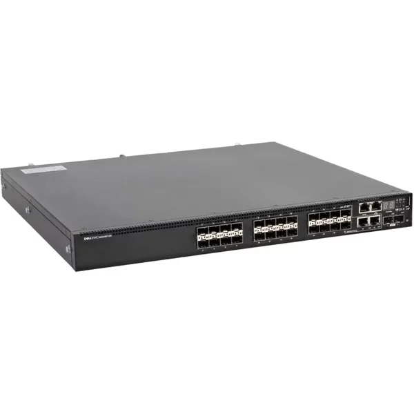 Dell 3T3XG | PowerSwitch N3000E N3024EF-ON 24 x Ports 1000Base-LX SFP + 2 x 10GBase-X SFP+ + 2 x Combo 1000Base-T Layer 3 Managed Gigabit Ethernet Network Switch