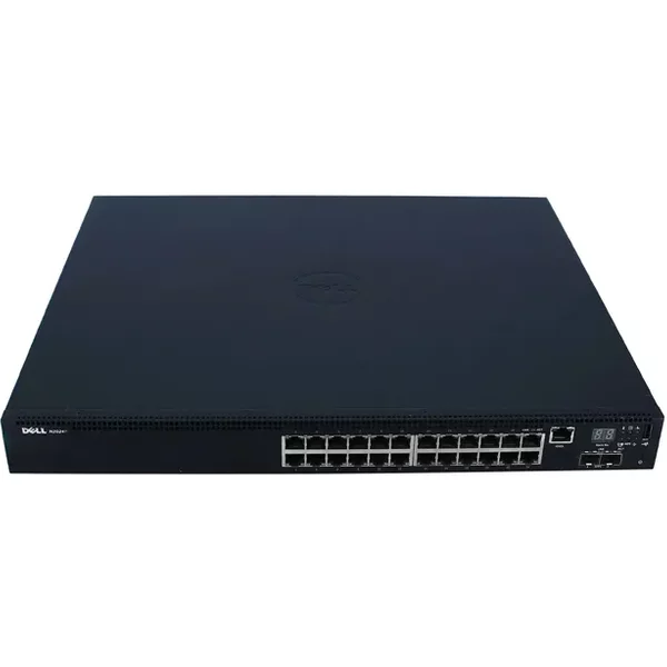 Dell 05RFWR | Emc Powerswitch N2000 Series N2024P 24 X 10/100/1000Base-T RJ-45 Poe+ And 2 X 10Gbe Sfp+ And 2 X Stacking Ports Layer 3 Managed Gigabit Ethernet Network Switch-image