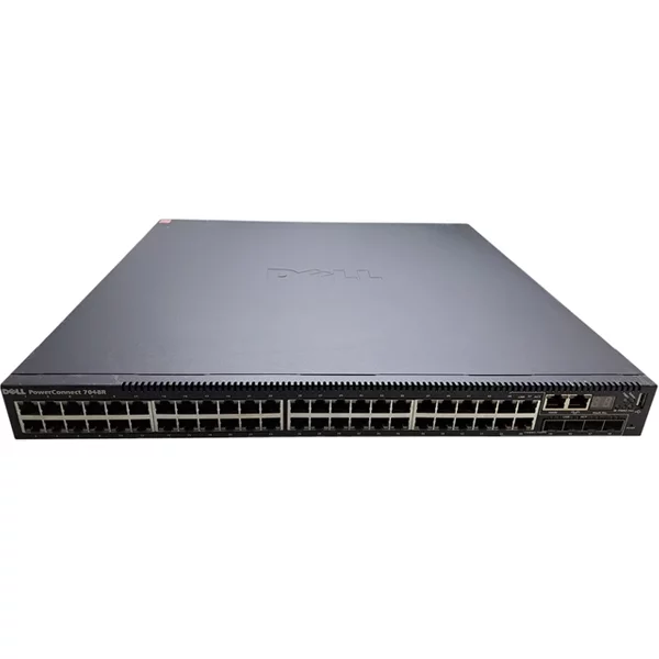 Dell 469-4258 | Powerconnect 7000 Series 7048R 48 X RJ-45 Ports 10/100/1000Base-T + 4 X Sfp+ Ports + 4 X Sfp Combo Ports Layer 3 Managed Rack-Mountable Gigabit Ethernet Network Switch-image