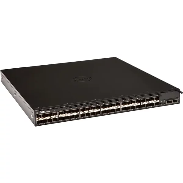 Dell 4064F | Powerconnect N4000 Series N4064F 48 X Sfp+ Ports 10Gbase-X + 2 X Qsfp+ Ports Layer 3 Managed 1U Rack-Mountable Gigabit Ethernet Network Switch-image