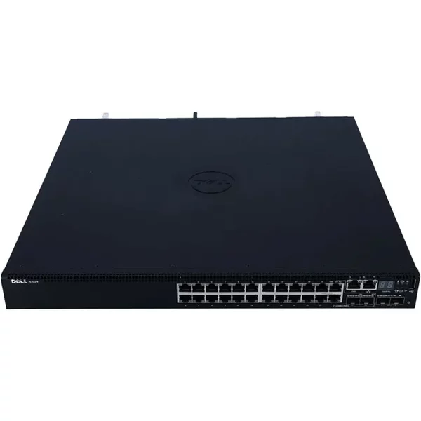 Dell PDJ93 | Networking N3000 Series N3024 24 X RJ-45 Ports 10/100/1000Base-T + 2 X Sfp Ports + 2 X Sfp+ Ports Layer 3 Managed 1U Rack-Mountable Gigabit Ethernet Network Switch-image