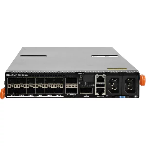 Dell S5212F-ON | Powerswitch S5200 Series S5212F-ON 12 X 25Gbe SFP28 And 3 X 100Gbe QSFP28 Ports Layer 3 Managed Smart Fabric OS10 Network Switch-image
