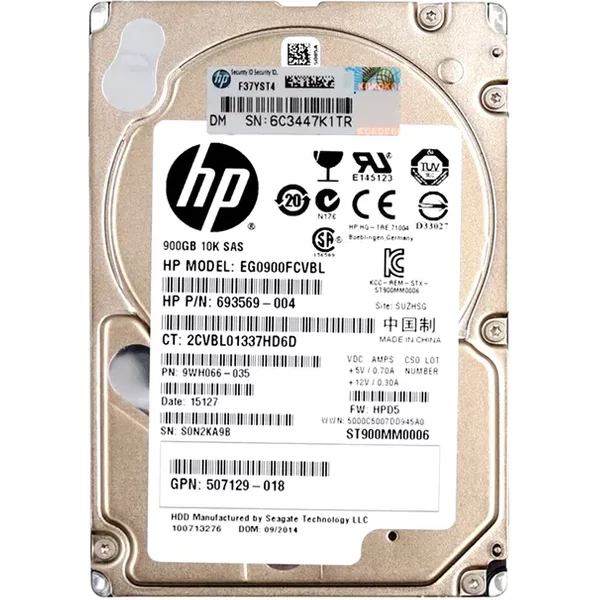 Seagate 9WH066-035 | Savvio 10K.6 Series 900GB 10000RPM SAS 6Gb/S Hot-Pluggable 64MB Cache (Rohs) 2.5-Inch Hard Drive-image