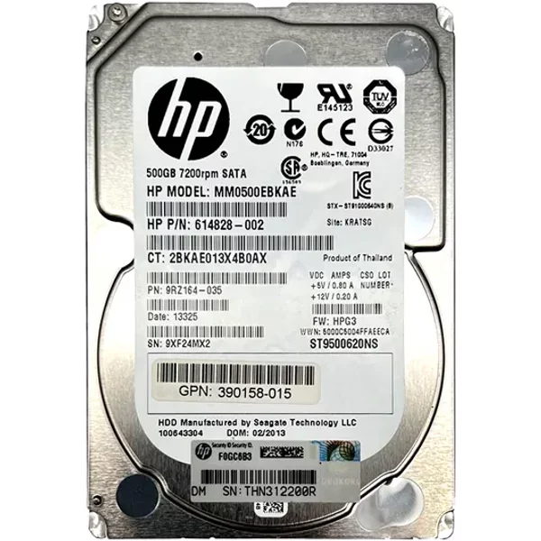 HP 390158-015 | 500GB 7200RPM Sata 3Gb/S SFF Hot-Pluggable 2.5-Inch Hard Drive-image