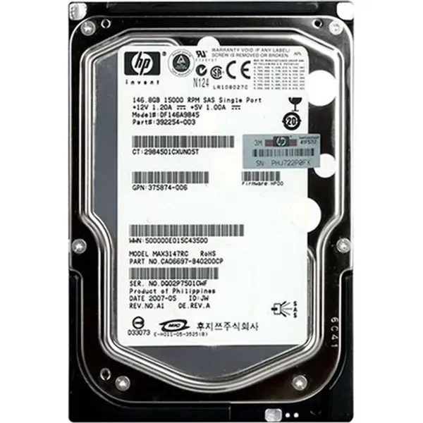 Fujitsu CA06697-B40200CP | 147GB 15000RPM SAS 3Gb/S 8MB Cache 3.5-Inch Hard Drive-image