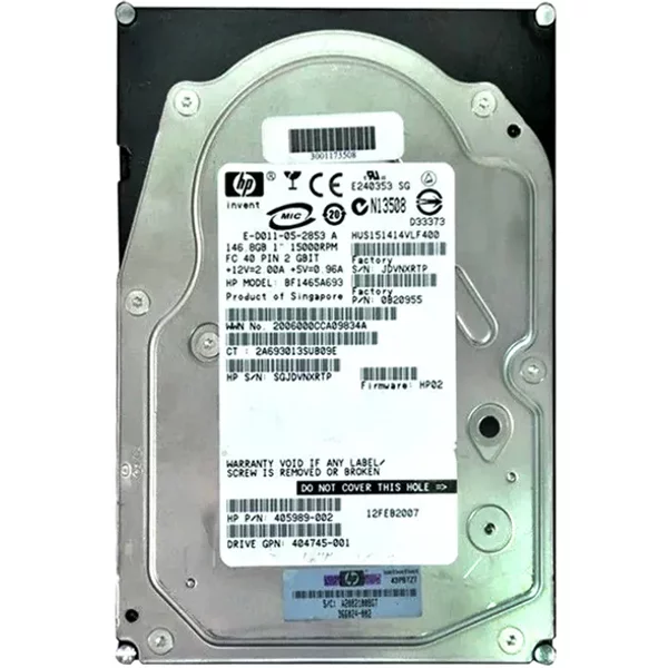 Hitachi HUS151414VLF400 | Ultrastar 15K147 Series 147GB 15000RPM Fibre Channel 4Gb/S 16MB Cache 3.5-Inch Hard Drive-image