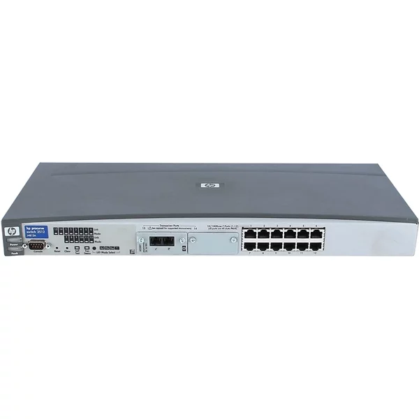 Hp J4812A#ABA | Procurve 2500 Series 2512 12 X RJ-45 Ports 10/100Base-Tx + 2 X Open Module Slots Layer 2 Managed Rack-Mountable Fast Ethernet Network Switch-image