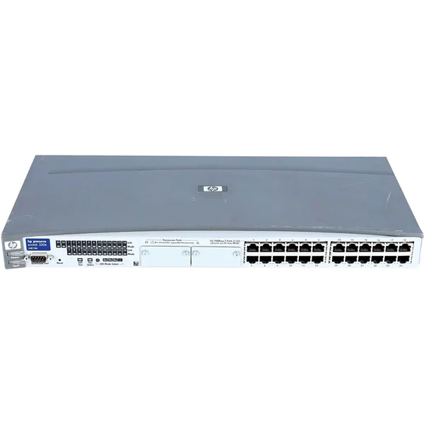 Hp J4818-69001 | Procurve 2300 Series 2324 24 X 10/100Base-Tx RJ-45 And 2 X Open Transceiver Ports Layer 2 Unmanaged Fast Ethernet Network Switch-image