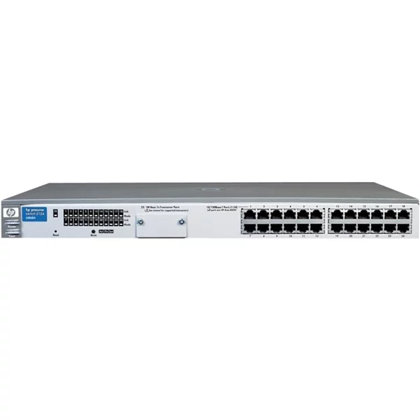 Hp J4868-69001 | Procurve 2100 Series 2124 24 X Ports 10/100 Base-Tx RJ-45 + 1 X Expansion Slot Layer 2 Unmanaged 1U Rack-Mountable Fast Ethernet Network Switch-image