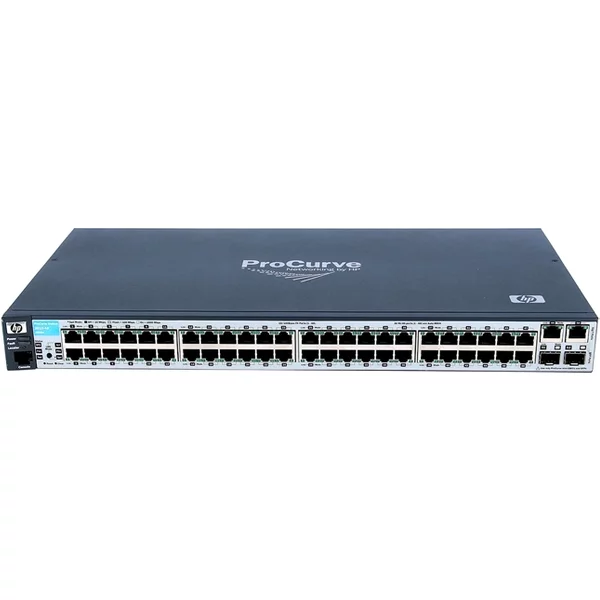 Hp J9088A | Procurve 2610 Series 2610-48 48 X RJ-45 Ports 10/100Base-Tx + 2 X RJ-45 Ge Ports + 2 X Sfp (Minigbic) Ports Layer 2 Managed Rack-Mountable Stackable Fast Ethernet Network Switch-image