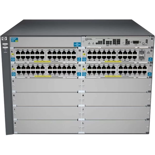 Hp J9825-61001 | Procurve 5400 Zl2 Series 5412R-92G-Poe+ V2 92 X RJ-45 Ports Poe+ 10/100/1000Base-T + 2 X Sfp+ Ports Layer 4 Managed 7U Rack-Mountable Gigabit Ethernet Network Switch-image