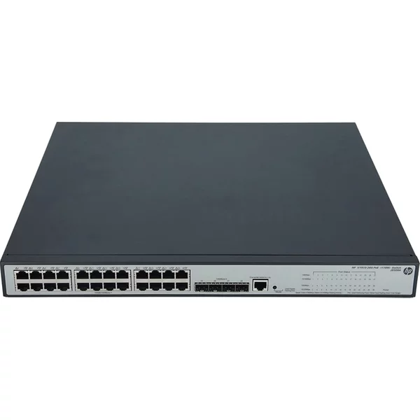 HP JE008A | OfficeConnect 1910 Series 1910-24G-PoE (170W) 24 x RJ-45 10/100/1000Base-T and 4 x SFP (mini-GBIC) Ports Layer 3 Managed Gigabit Ethernet Network Switch