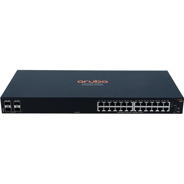 Hp JL678-61101 | Aruba Cx 6100 Series 6100 24G 4SFP+ 24 X 1000Base-T RJ-45 And 4 X 10Gbe Sfp+ Ports Layer 3 Managed Gigabit Ethernet Network Switch-image