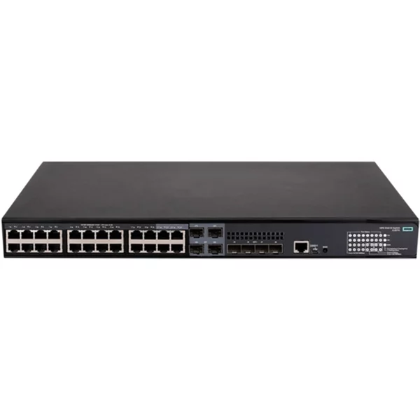Hp JL827A | Flexnetwork 5140 Ei 24 X Ports 10/100/1000Base-T Poe+ + 4 X Ports 10 Gbe/1 Gbe Sfp+ Rack-Mountable Layer 3 Managed Gigabit Ethernet Network Switch-image