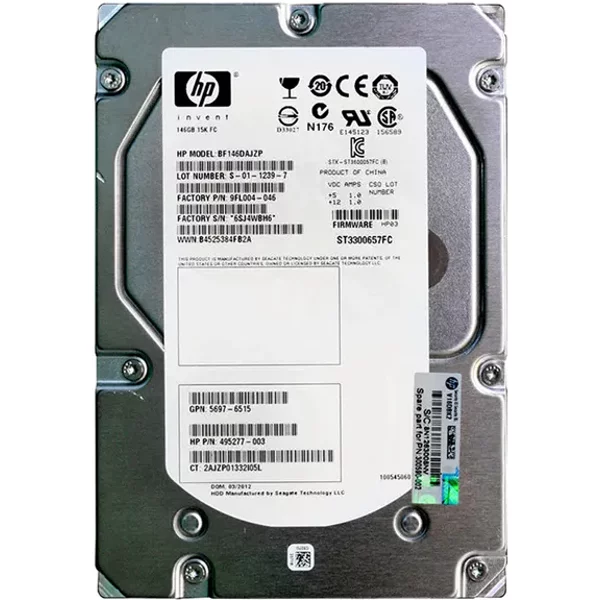 Seagate 9FL004-046 | Cheetah 15K.7 Series 300GB 15000RPM Fibre Channel 4Gb/S 16MB Cache (Ce) 3.5-Inch Hard Drive-image