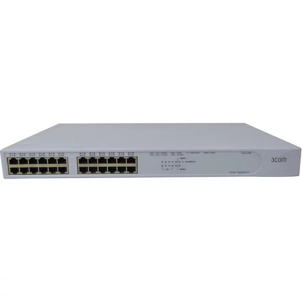 3Com 3C17203TAA-US | Superstack 3 4400 24 X RJ-45 Ports 10/100Base-Tx Layer 2 Managed Rack-Mountable Fast Ethernet Network Switch-image
