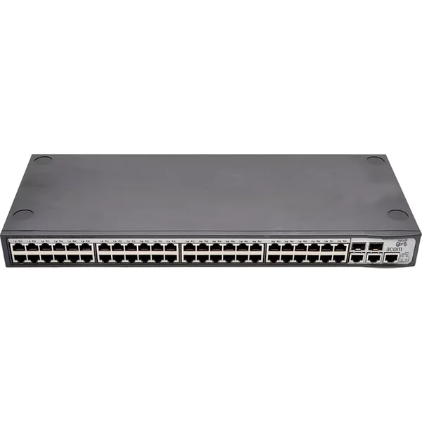 3Com 3CBLSF50-UK | Baseline 2250 Plus 48 X RJ-45 Ports 10/100Base-Tx + 2 X Dual Personality RJ-45/SFP Uplink Ports Layer 2 Managed Fast Ethernet Network Switch-image