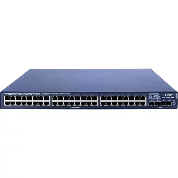 Hp JC105A | Flexfabric 5800 Series 5800-48G 48 X 10/100/1000Base-T RJ-45 And 4 X 10Gbe Fixed Sfp+ Ports And 1 X Extended Module Slot Layer 3 Managed Gigabit Ethernet Network Switch-image