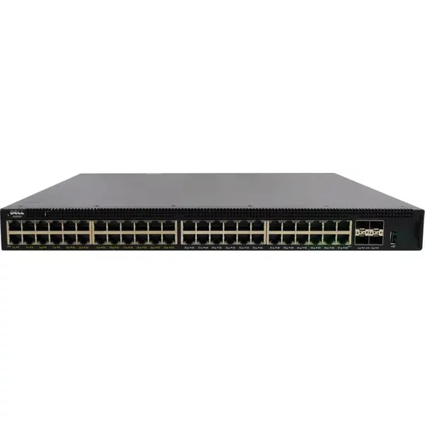 Dell T65YX | X-Series X1052P 48 X 10/100/1000Base-T RJ-45 Poe/Poe+ Ports And 4 X 10Gbe Sfp+ Ports Layer 2 Managed Gigabit Ethernet Switch-image