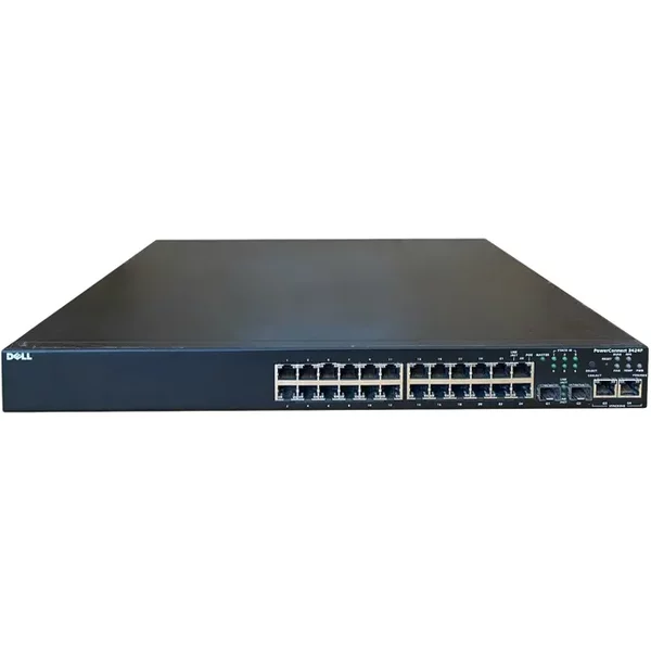 Dell UJ599 | Powerconnect 3424P 24-Ports 10/100 Fast Ethernet Managed Switch-image