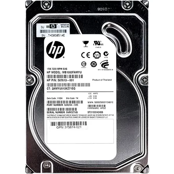 Seagate 9JX244-035 | Constellation ES Series 1TB 7200RPM SAS 6Gb/S 16MB Cache (Ce) 3.5-Inch Hard Drive-image
