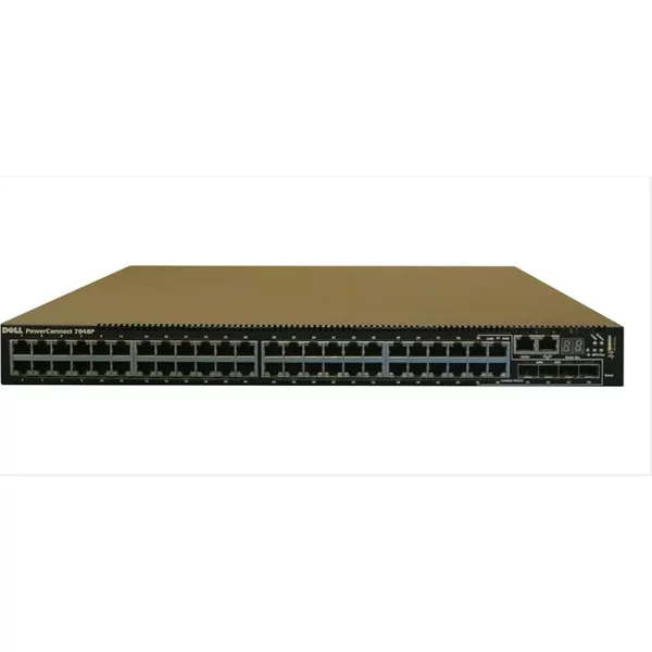 Dell 7WCFK | Powerconnect 7000 Series 7048P 48 X Ports Poe 10/100/1000Base-T + 4 X Sfp+ Ports Layer 3 Managed 1U Rack-Mountable Gigabit Ethernet Network Switch-image