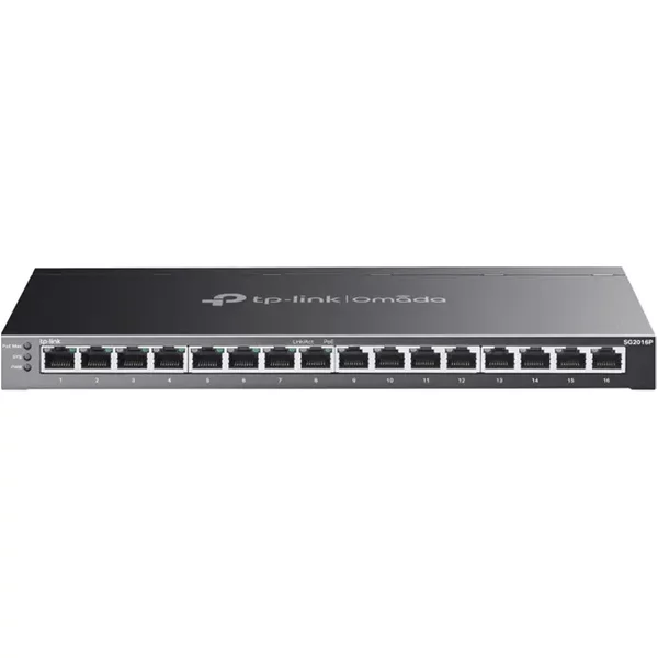 TP-LINK SG2016P | Omada 16-Port Gigabit Smart Switch with 8-Port PoE+
