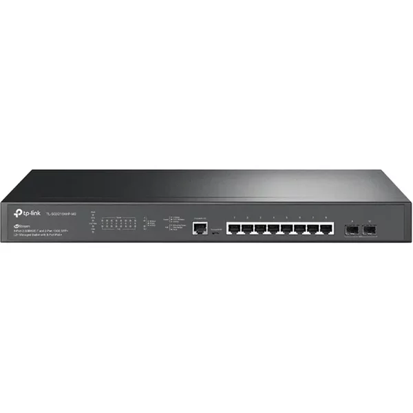 TP-LINK TL-SG3210XHP-M2 | Jetstream 8-Port 2.5GBASE-T And 2-Port 10GE Sfp+ L2+ Managed Switch With 8-Port Poe+-image