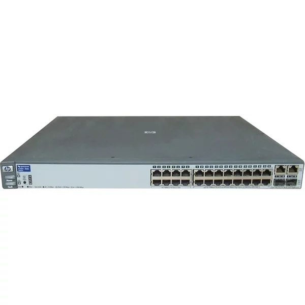 Hp J4900A | Procurve 2600 Series 2626 24 X 10/100Base-Tx RJ-45 And 2 X 1Gbe RJ-45/SFP Dual-Personality Ports Layer 3 Managed Stackable Fast Ethernet Network Switch-image