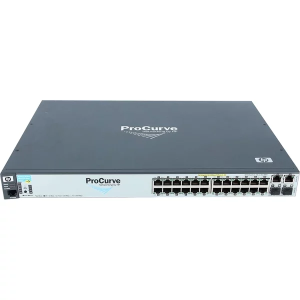 Hp J9087-69001 | Procurve 2610 Series 2610-24-PWR 24 X RJ-45 Ports Poe 10/100Base-Tx + 2 X Dual Personality RJ-45/SFP (Minigbic) Ports Layer 2 Managed Rack-Mountable Fast Ethernet Network Switch-image