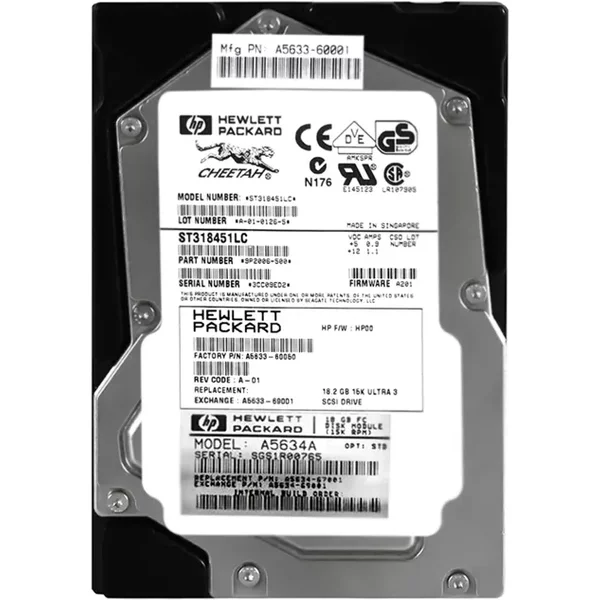 Seagate 9P2006-500 | Cheetah X15 Series 18.4GB 15000RPM Ultra160 Scsi 4MB Cache (Ce) 80-Pin 3.5-Inch Hard Drive-image