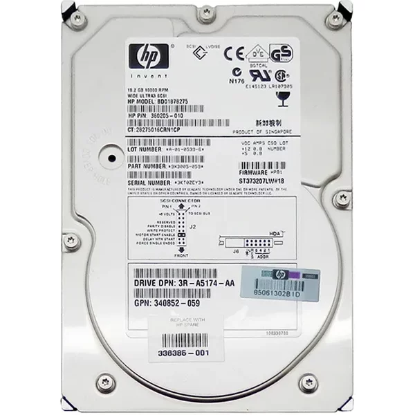 Seagate 9X3005-059 | 73GB 10000RPM Ultra 320 Scsi 3.5-Inch 8MB Cache Hard Drive-image