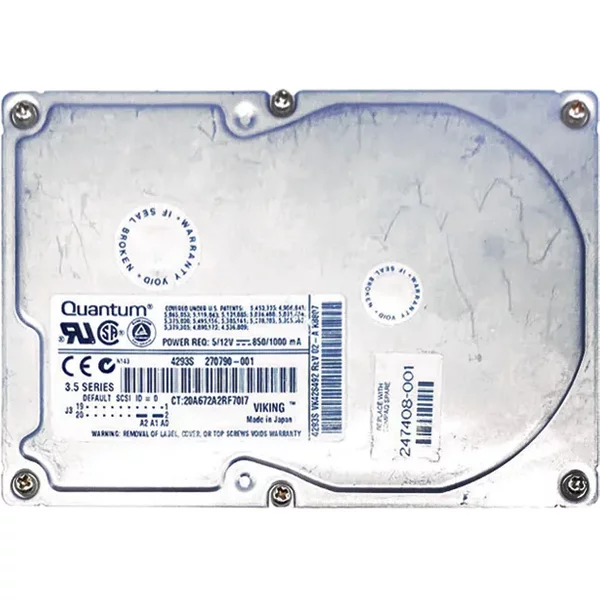 HP 270790-001 | 4.5GB Ultra Scsi 50-Pin 3.5-Inch Hard Drive-image