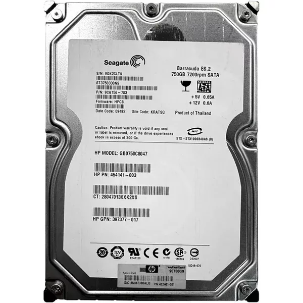 HP 432401-001 | 750GB 7200RPM Sata 1.5Gb/S NCQ Hot-Pluggable 3.5-Inch Hard Drive For Gen1/7 Proliant Server-image