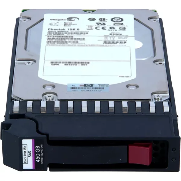 HP 480939-001 | 450GB 15000RPM SAS 6Gb/S 16MB Cache 3.5-Inch Hard Drive For SAN Storage Array-image