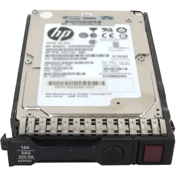 HP 653960-001 | 300GB 15000RPM SAS 6Gb/S SFF Hot-Pluggable 2.5-Inch Hard Drive For Proliant Servers-image