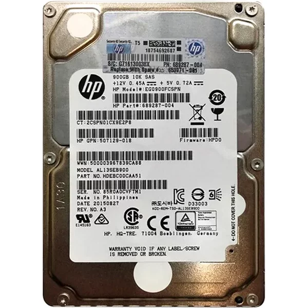 Toshiba AL13SEB900 | 900GB 10000RPM SAS 6Gb/S 64MB Cache 2.5-Inch Hard Drive-image