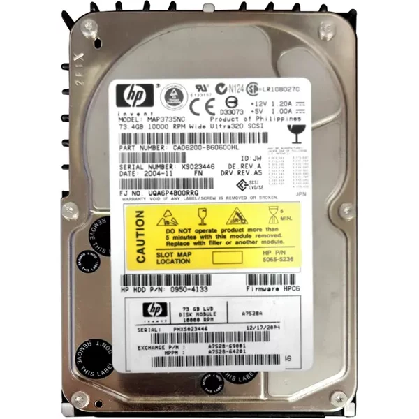 Fujitsu MAP3735NC | 73.5GB 10000RPM Ultra320 Scsi 80-Pin 8MB Cache 3.5-Inch Hard Drive-image
