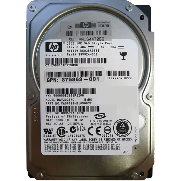 Fujitsu MAY2036RC | 36GB 10000RPM SAS 3Gb/S Hot-Pluggable 16MB Cache 2.5-Inch Hard Drive-image