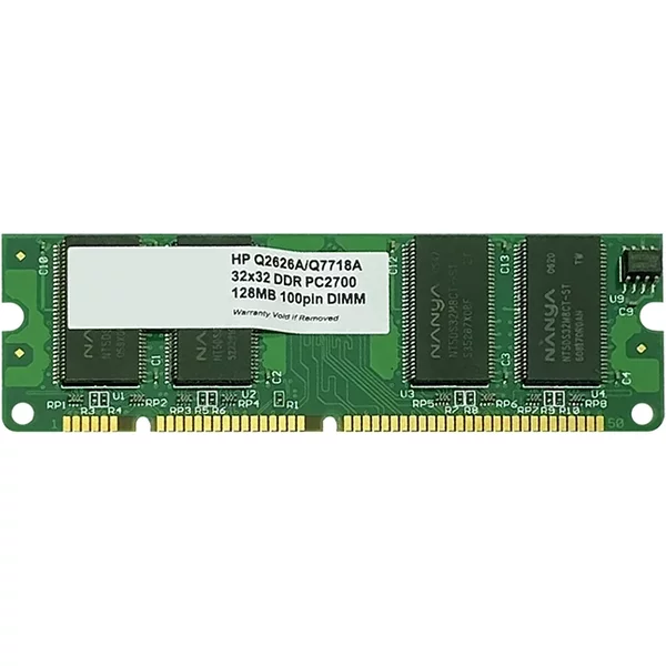 Hp Q2626A | 128MB Ddr-266Mhz PC-2100 Non-Ecc Unbuffered Udimm CL2.5 2Rx8 2.5V 184-Pin Memory-image