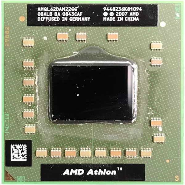 Amd AMQL62DAM22GGC | Athlon 64 X2 QL-62 Dual-Core 2.00Ghz 1MB L2 Cache Socket S1 Mobile Processor-image
