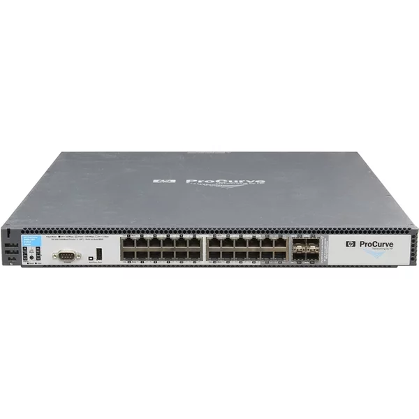 Hp J9263-61001 | Procurve 6600 Series 6600-24G 20 X 10/100/1000Base-T RJ-45 And 4 X 1G Dual-Personality RJ-45/SFP Ports Layer 3 Managed Gigabit Ethernet Switch-image