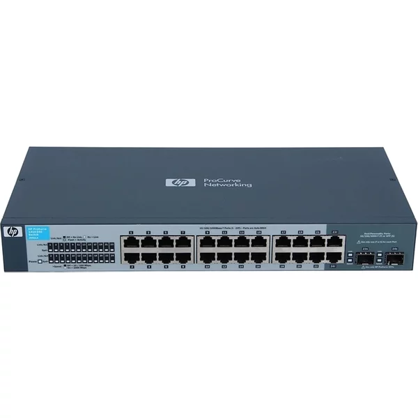 Hp J9561A | Officeconnect 1410 Series 1410-24G 22 X 10/100/1000Base-T RJ-45 And 2 X Combo RJ-45/SFP (Mini-Gbic) Ports Layer 2 Unmanaged Gigabit Ethernet Network Switch-image
