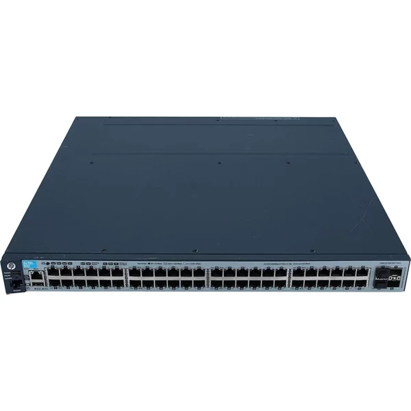 Hp J9576-61001 | Aruba 3800 Series 3800-48G-4SFP+ 48 X 10/100/1000Base-T RJ-45 And 4 X 10Gbe Sfp+ Ports And 1 X Stacking Module Slot Layer 3 Managed Gigabit Ethernet Network Switch-image